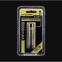 ราคา Nitecore ถ่านชาร์จ 18650(NL1836/NL1836R-USB) 3600mAh 3.7V ของแท้ (6071403191)