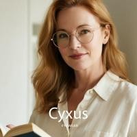 ราคา Cyxus แว่นตากันแสงสว่างและลดความเมื่อยล้าของตาแบบปรับระดับได้ กรอบกลม 2045 (40268356452)