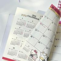 ราคา 2026 Calendar Schedule Book Cute hellokitty Book High-Value Color Page Hard Shell Daily Planner (44177185631)