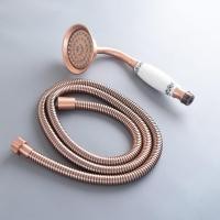 ราคา โบราณทองแดงสีแดงทองเหลืองโทรศัพท์มือถือหัวฝักบัวชุดที่มีท่อ1.5เมตร เดือน153 (49454588569)