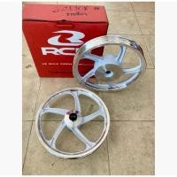 ราคา ล้อแม็ก click scoopy ขอบ14 สีขาวปัด racingboy (23761918278)