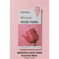 ราคา MEDIHEAL ROSE PDRN Essential Mask 24ml 10 แผ่น (28336627134)