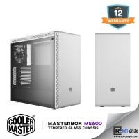 ราคา Cooler Master MasterBox MS600 แชสซีกระจกนิรภัย (สีขาว) [ATX, Matx, Mini-ITX] (20489101786)