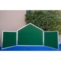 ราคา บอร์ดโครงงาน3พับ มีจั่ว อลูมิเนียม ขนาด60*120*65ซม. พร้อมส่ง (29724625778)