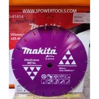 ราคา ใบเลื่อยวงเดือนตัดเหล็ก 14" MAKITA สามารถใช้กับเครื่องตัดไฟเบอร์ทั่วไปได้ (สีม่วง) (748422403)