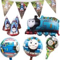 ราคา (ส่งจากไทย) ชุดปาร์ตี้ ลูกโป่งโทมัส รถไฟโทมัส ธง จาน แก้ว (18704166944)
