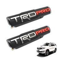 ราคา Logo โลโก้ "TRD PRO" โลโก้ติดท้าย โลติดข้างรถ สีโครเมี่ยม,แดง สำหรับ Toyota Hilux Fortuner Camry Corolla ปี 2000-2018 (10838920921)