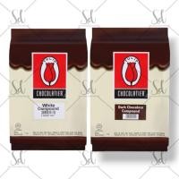 ราคา *ไม่รับเคลม/ไม่รับคืนทุกกรณี*Tulip Compound Dark Chocolate Block/ White chocolate Block ขนาด 1kg. (43224018363)