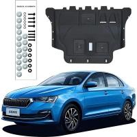 ราคา For SKODA Rapid 2013-2022 1.5L 1.6L Engine Guard Board Splash Shield Mud Fender Plate Cover Black C (49953239760)