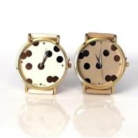 ราคา Sale นาฬิกาข้อมือแฟขั่น แบรนด์ Geneva สีขาว ลายจุดดำ (507175221)