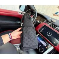 ราคา [กล่องของขวัญ] แฟชั่น Lv Touch รอบอกหนังคุณภาพสูงความจุสองชั้นสไตล์ธุรกิจกระเป๋า Messenger ผู้ชาย (47704060153)