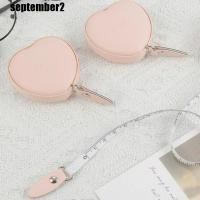 ราคา SPEPEMBER เทปวัด 2 ชิ้น, ไม้บรรทัดยืดหยุ่นสีชมพูรูปหัวใจ, แบบพกพา Double Scale Soft PU หนังผ้า Gauging เครื่องมือช่างตัดเสื้อ (58002998712)