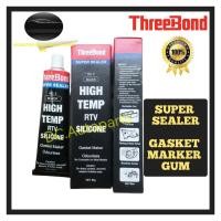 ราคา THREEBOND GASKET GUM HIGH-TEMP RTV SILICONE 280C 85G GASKET MAKER ODOURLESS (สีดํา COLOUR ) (40064939899)