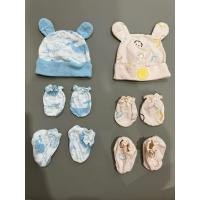ราคา (มือสอง) Auka Baby set หมวก ถุงมือถุงเท้าเด็กอ่อน (size เด็กแรกเกิด) (40208500366)
