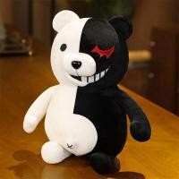 ราคา Dangan Ronpa Super Danganronpa Monokuma Black White Bear Plush Toy Soft Stuffed Animal Dolls Birthday Gift for Children (42277838311)