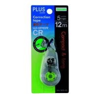 ราคา เทปลบคำผิด 5มม.x12ม. เขียว พลัส WH-1805 (25335393840)