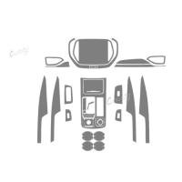 ราคา Tpu Transparent Film for Jetour X70 2017-2020 Car Protective Interior Stickers Center Console Gear (53954487070)