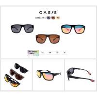 ราคา OASIS แว่นตากันแดด รุ่น AMSG-4706 แว่นกันแดด แว่น ทรงคลาสสิค เลนส์ Polarized สีดำ, น้ำตาล, ดำเลนส์แดง (28570892769)