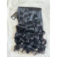 ราคา แฮร์พีชลอนธรรมชาติ มือสอง ยังไม่เคยใช้งาน ป้ายยังไม่แกะ ใหม่มาก ผมหนา กิ๊บ 4 ตัว ไหมญี่ปุ่น ยาว 55 ซม. สีดำธรรมชาติ (23468110612)