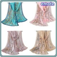 ราคา EMOTE ผ้าคลุมไหล่กันแดด, ผ้าพันคอผ้าชีฟองแบบบางยาว, ผ้าคลุมไหล่พิมพ์ลายดอกไม้แบบนุ่ม ผ้าไหม (44027877182)