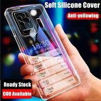 ราคา สําหรับ Xiaomi Black Shark 5 Pro Slim Soft Clear Silicon Fine Hole Scratch-Resistant Jelly Case คริสตัล Anti-yellowing ฝาหลัง (54351622739)