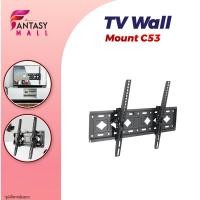 ราคา TV Wall Mount C53 ขาแขวนทีวีติดผนังแบบปรับได้ ขาแขวนทีวีติดผนัง 32-75นิ้ว ทีวี ติดผนัง แข็งแรง ปรับก้มเงยได้ (43075168004)
