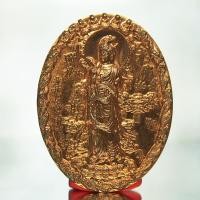 ราคา เหรียญ พระโพธิสัตว์เจ้าแม่กวนอิม อาจารย์หม่อมนิรนามไตรภูมิโพธิสัตว์ เนื้อทองแดง หายากมาก (25221549088)
