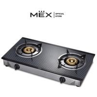ราคา MEX รุ่น PC577I3 เตาแก๊สฐานกระจก 2 หัวเตาทองเหลือง ขนาด 72 ซม. (ชนิดตั้งโต๊ะ) (3527082602)