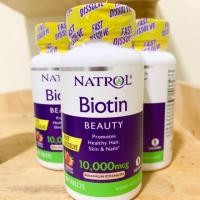 ราคา ถูกสุดพร้อมส่ง ! ไบโอติน Natrol Biotin Strawberry 10,000 mcg, แบบอม60 เม็ด (2652159134)