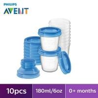 ราคา Philips Avent Baby Breastmilk Storage Cups 180ml Food Container (7778108306)