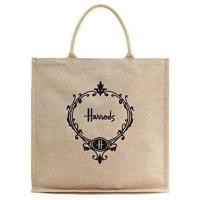 ราคา ด่วน !! มีแค่ใบเดียวเท่านั้น ส่งฟรี กระเป๋ามือ1 Harrods Roundel Jute Shopper Bag แท้100% แฮรอท กระเป๋าแบรนด์เนม (6249377127)