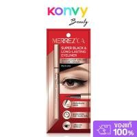 ราคา Merrezca Super Black Long-Lasting Eyeliner 0.8g เมอร์เรซกา อายไลเนอร์ หัวเมจิกเส้นเรียวเล็ก. (43312786990)