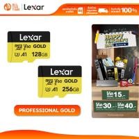 ราคา LEXAR 128GB/256GB Professional GOLD microSDXC UHS-II U3 V60 (เมมโมรี่การ์ด) Full-HD 3D 4K R280/W100MB/s (26789817243)