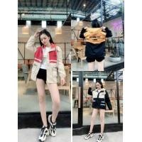 ราคา เสื้อแจ็คเก็ตสีกากีผู้หญิงเสื้อแจ็คเก็ตสีกากีผสมสี 595 (27938770252)