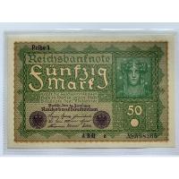 ราคา ธนบัตรรุ่นเก่าของประเทศเยอรมัน ชนิด50Mark ปี1919 UNC (16391577838)
