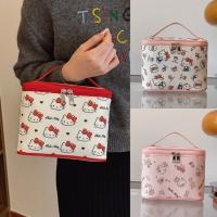 ราคา พร้อมส่ง กระเป๋าเครื่องสำอางค์ คิตตี้ ลิขสิทธิ์แท้ น่ารัก ความจุเยอะ (29525133695)