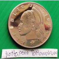 ราคา ไลบีเรีย One Dollar ปี 1968 (นิกเกิลขัดเงา ) (19990093932)