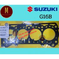 ราคา ประเก็นฝาสูบ SUZUKI G16B CARRY 16V แครี่(76.0MM) เหล็ก STD ยี่ห้อ nice in (43575468888)