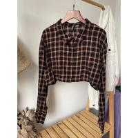 ราคา (ของเหลวของของใช้ส่วนตัว) เสื้อครอปลายหมากรุก H&M (28480990857)