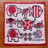 ราคา สวีเดน Lisa & Johanna Larson Lisa Larson Cat เย็บปักถักร้อยผ้าเช็ดหน้า Sapu Tangan Hand Towel • ผ้าฝ้าย 100% (49504969165)