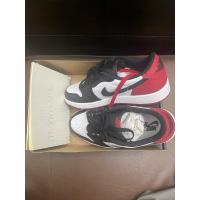 ราคา Nike Air Jordan 1 retro low og (black toe) มือหนึ่งพร้อมกล่อง (44500780316)