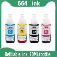 ราคา หมึกเติม EPSON T664 เข้ากันได้สำหรับ L100 / L110 / L120 / L200 / L210 / L220 / L300 / L310 / L350 / L355 / 360 / L365 (10106904243)