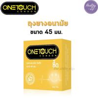 ราคา One Touch ถุงยางวันทัช-ซี๊ด 45 mm กล่อง 3 ชิ้น ไม่ระบุชื่อสินค้าหน้ากล่อง (25458069495)