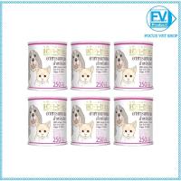 ราคา เซ็ต 6 กระป๋อง AG-SCIENCE นมผงสำหรับสัตว์เลี้ยง สูตรใกล้เคียงนมแม่ เพื่อ ลูกสุนัข/แมว (48650658687)