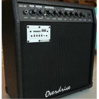 ราคา ตู้แอมป์กีตาร์ไฟฟ้า Overdrive GX-30 (30 วัตต์)+มีช่องเสียบ USB เปิดเพลง MP3 ลำโพง 8 นิ้ว เอฟเฟคเสียงแตก รีเวิร์บ+สายแจ๊ค (15619306906)