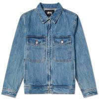 ราคา SLUM LTD - STUSSY DENIM GARAGE JACKET LIGHT INDIGO (4683773522)
