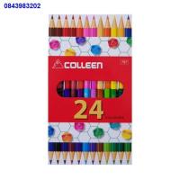 ราคา IHB¤☼สีไม้ Colleen 12แท่ง24สี#787(แท่งเหลี่ยม) (10762028787)