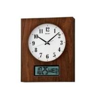 ราคา นาฬิกาแขวน ไซโก้ (Seiko) ไม้แท้ สองระบบ รุ่น QXL009BNT เตือนทุกๆ 15 นาที (2471483167)