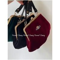 ราคา กระเป๋าคลิปกำมะหยี่ปักลายดาวเสาร์สไตล์เย็น ขายตรงจากโรงงาน กระเป๋าสะพายข้างสำหรับผู้หญิง (48502875976)