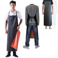 ราคา ผ้ากันเปื้อนกันน้ำและทนต่อน้ำมัน ผ้ากันเปื้อนหนังนุ่มผู้ใหญ่ผ้ากันเปื้อนห้องครัวร้านอาหาร pvc กันน้ำ 2 ด้าน (22376250930)